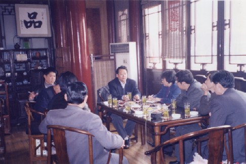 2002年3月长岛妈祖文化团访问天津天后宫与蔡常奎主任进行座谈